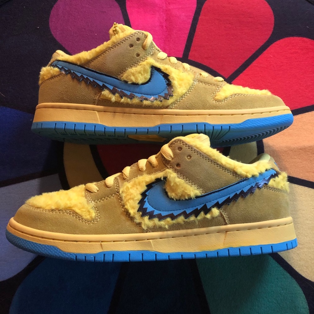 Nike SB Grateful Dead Dunk Low Opti-Yellow